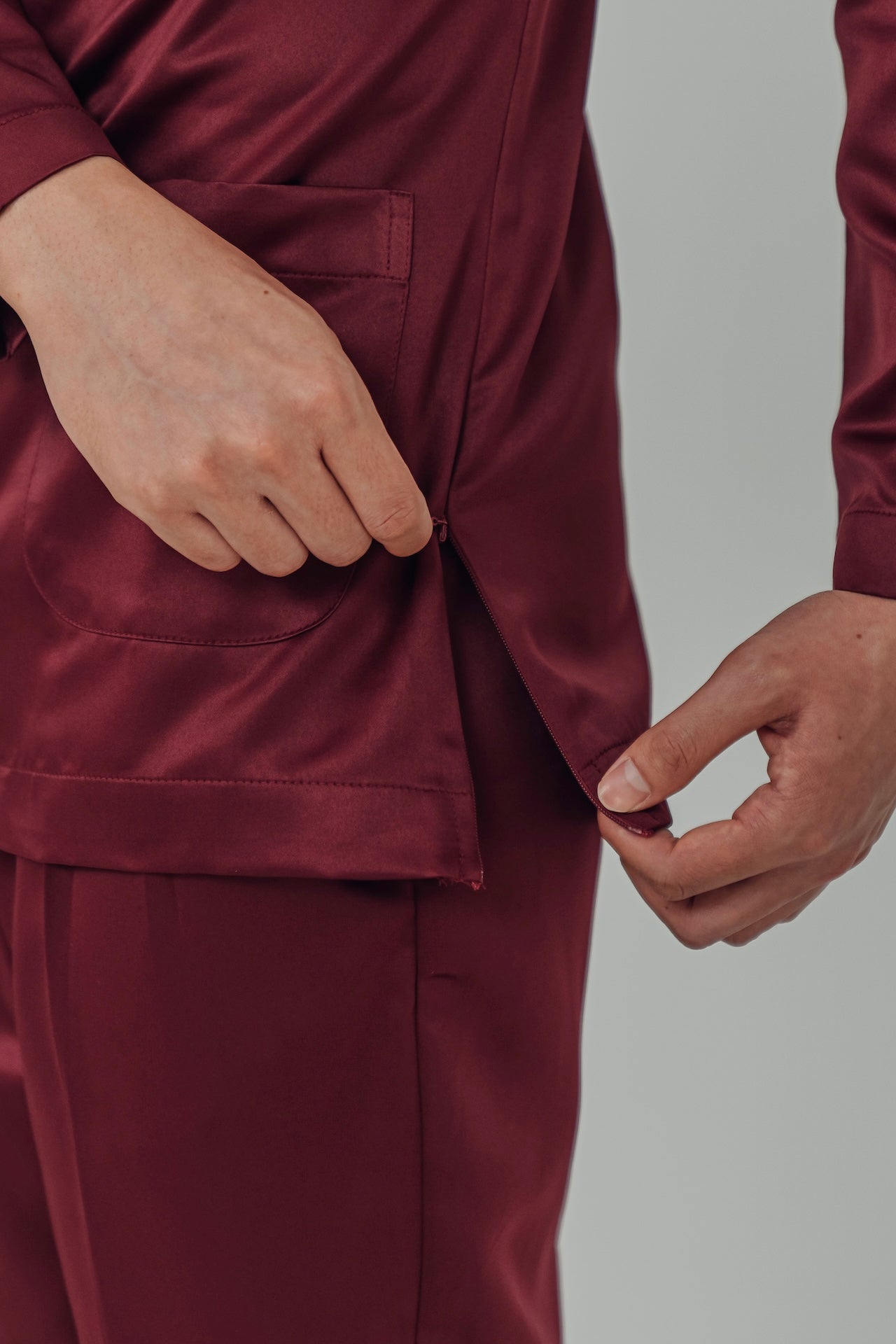 Slim Fit Lux - Burgundy