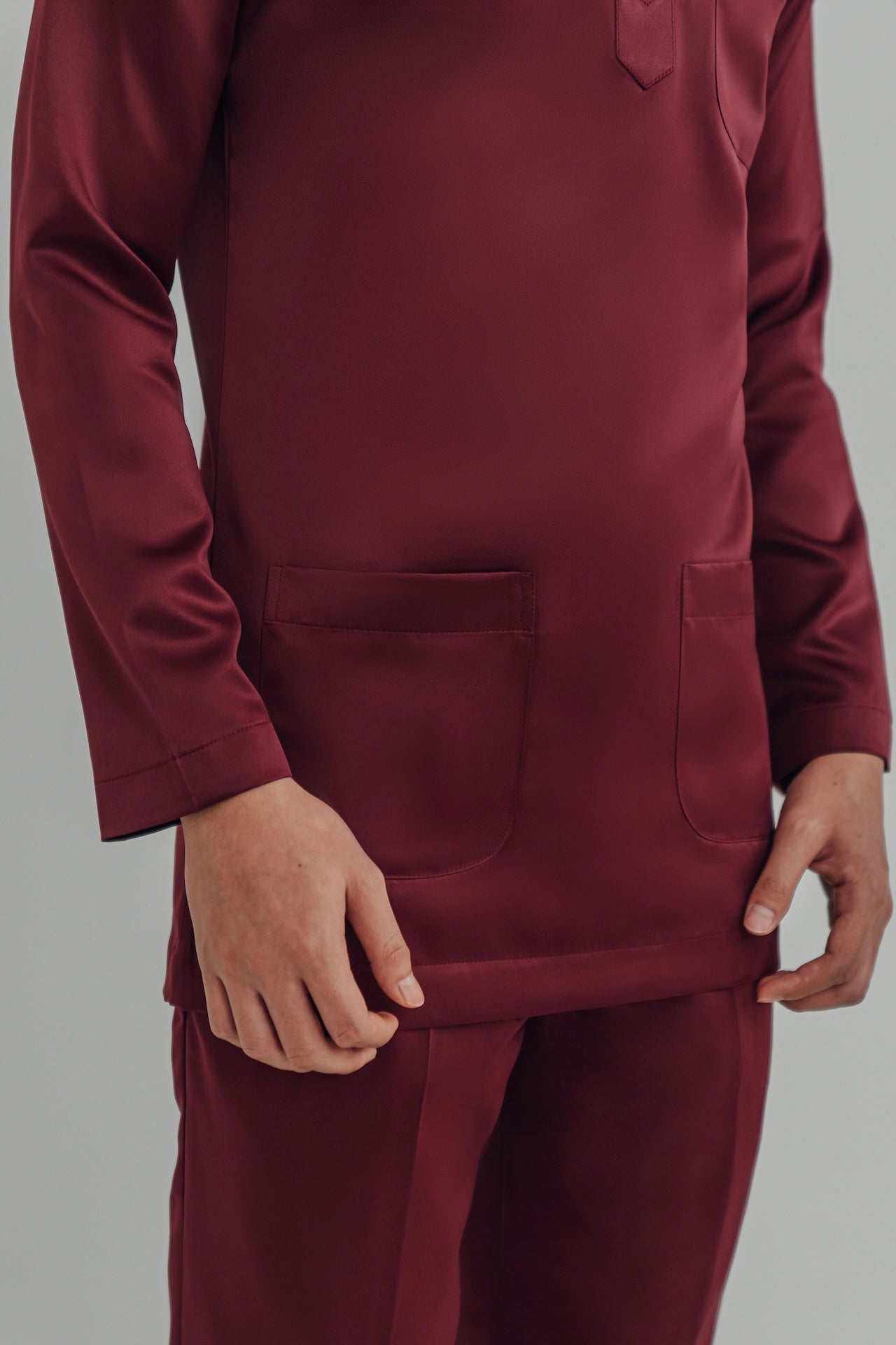 Slim Fit Lux - Burgundy