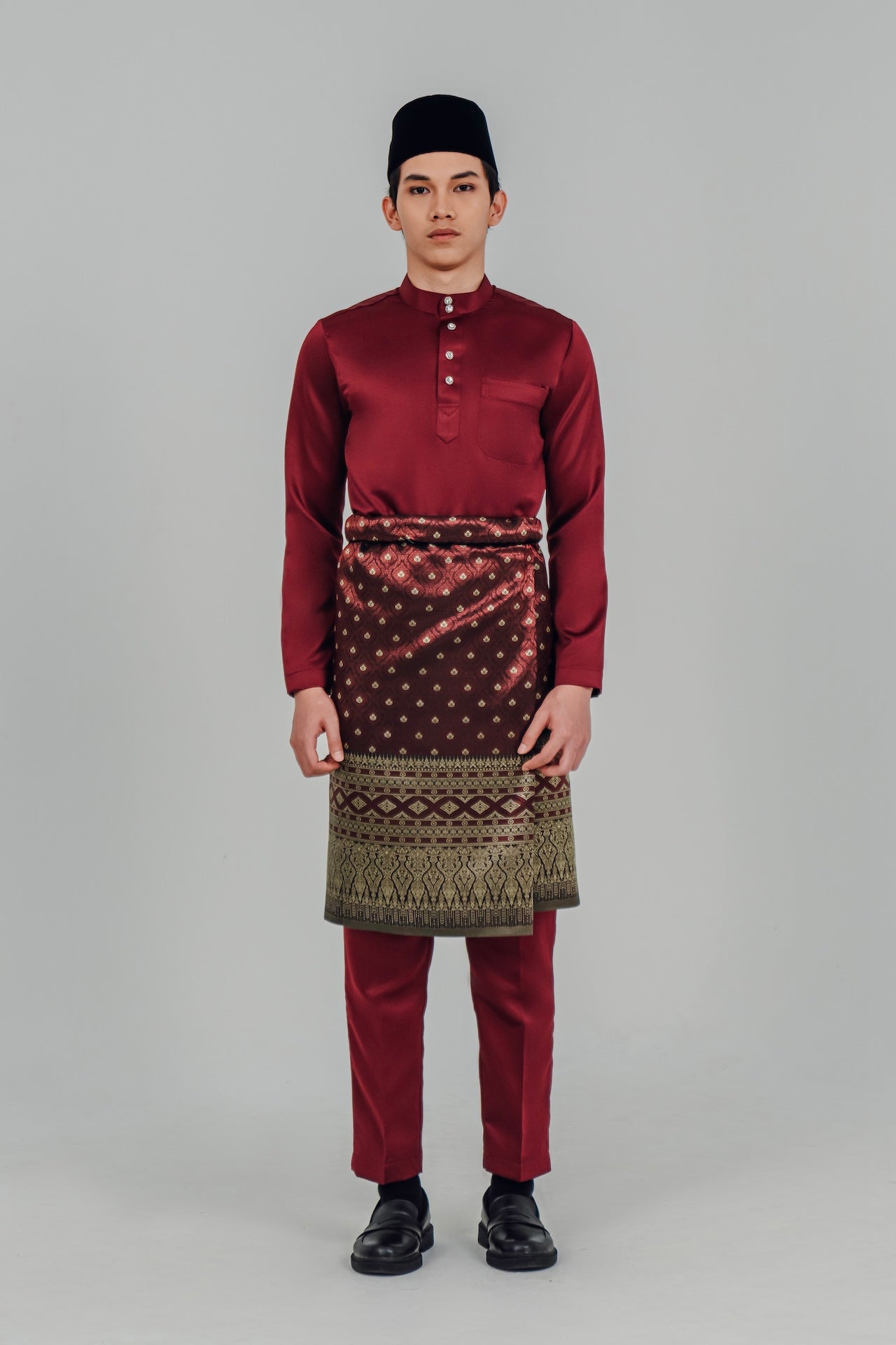 Slim Fit Lux - Burgundy