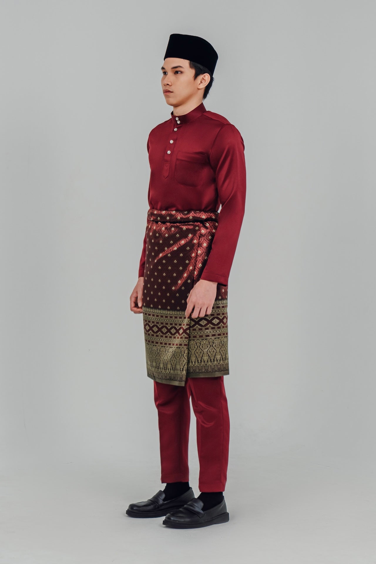 Slim Fit Lux - Burgundy