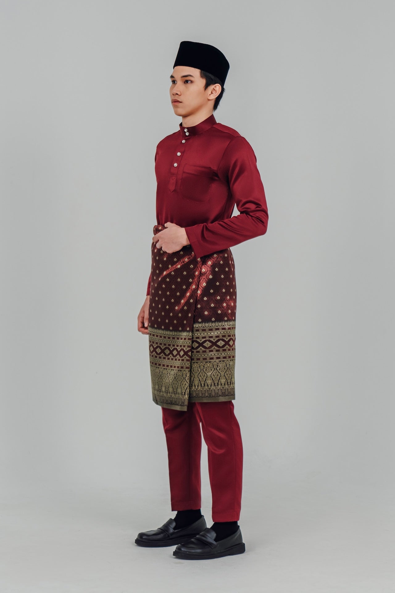 Slim Fit Lux - Burgundy