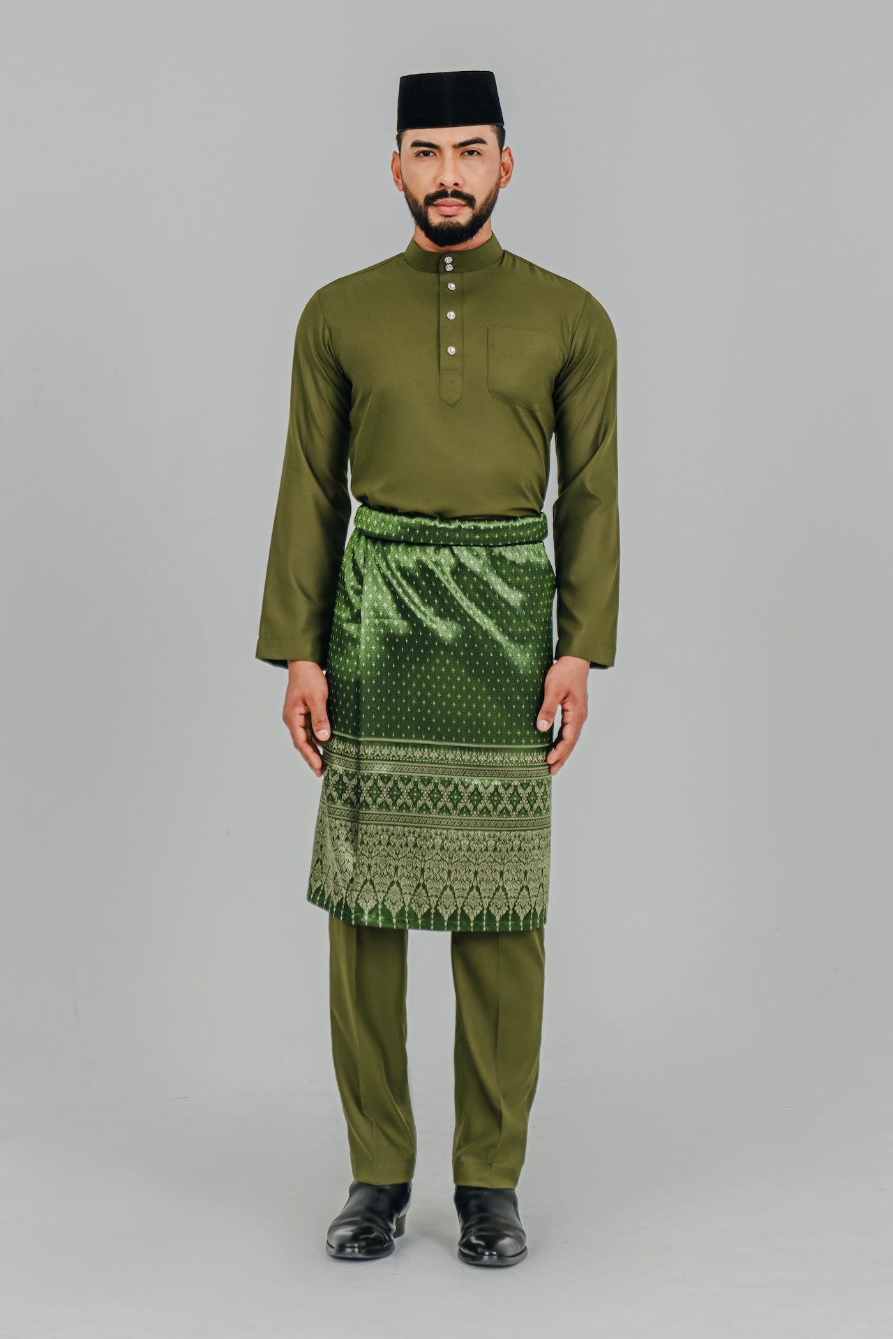 Modern Fit Airy - Dark Olive Green