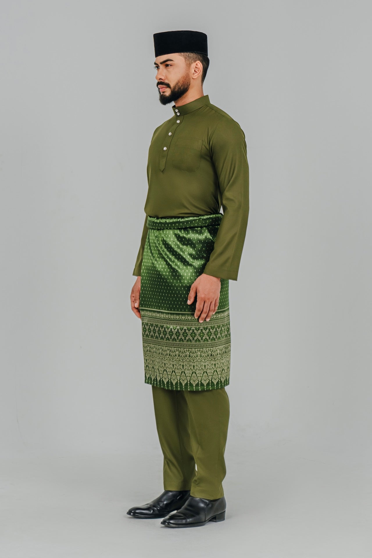 Modern Fit Airy - Dark Olive Green