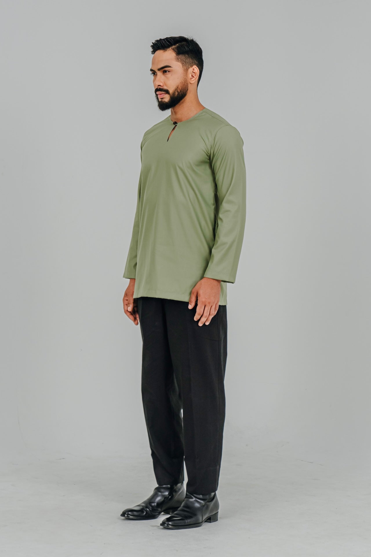 Kurta Modern Fit - Olive Green